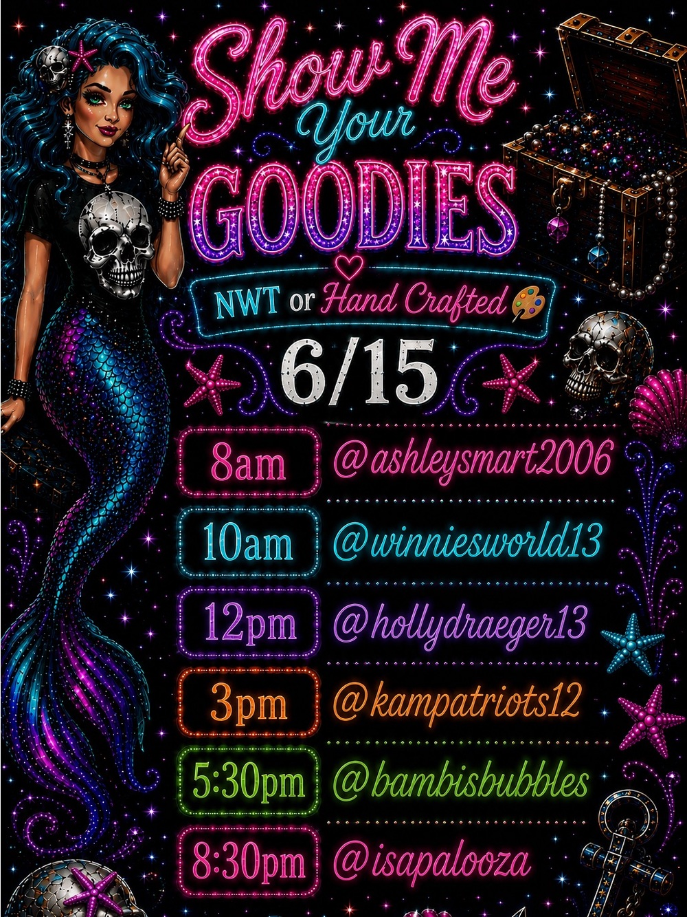 Show Me Your Goodies Live Share Show Train 🚂 NWT or Handcrafted Items